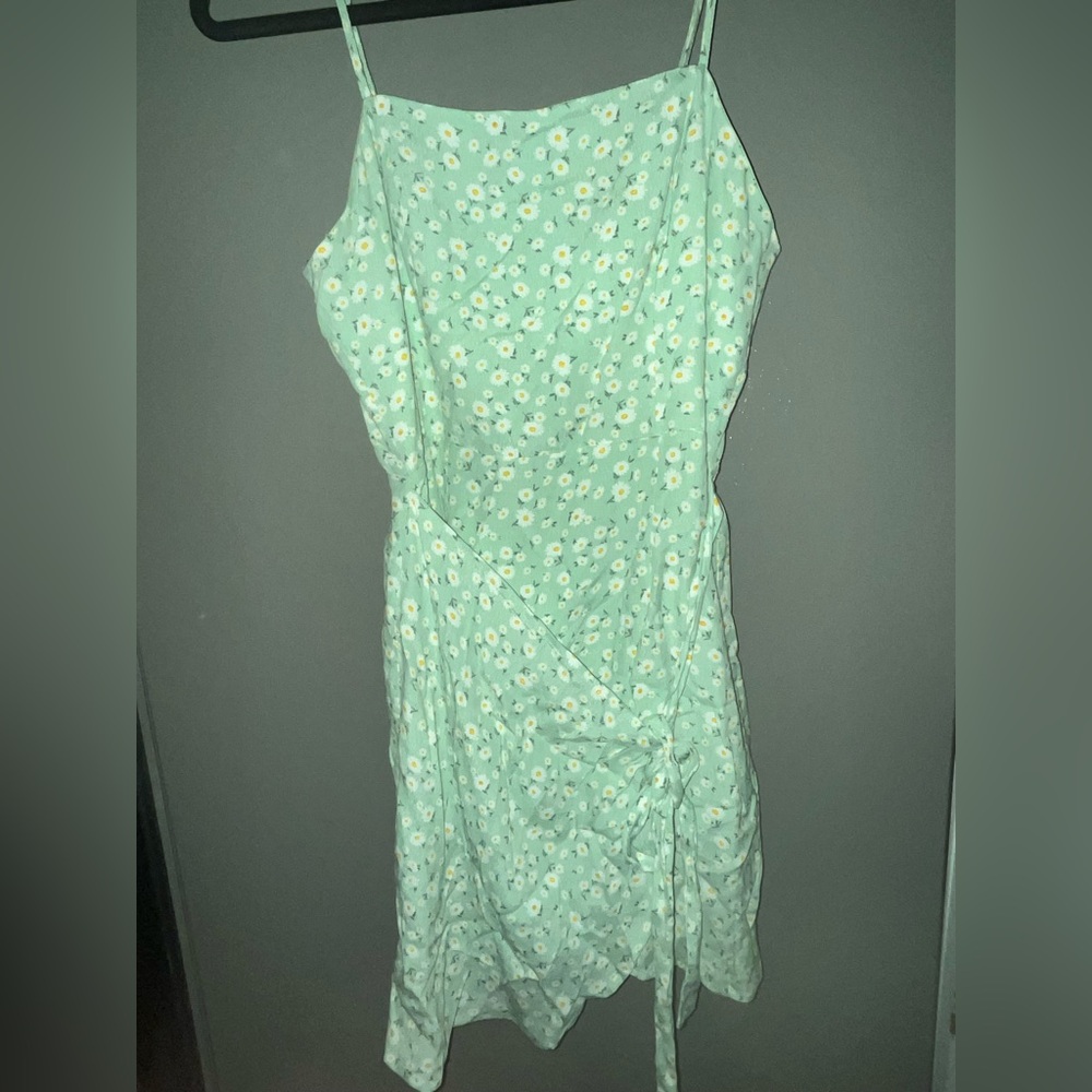 Forever 21 Mint Floral Dress